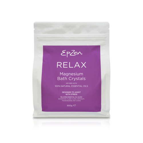 Epzen Relax Magensium Bath Salts 900g with 100% Natural Essential Oil
