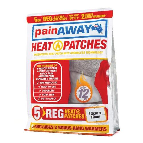 Painaway Heat Patches Regular 5 Pack