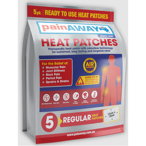 Painaway Heat Patches Regular 5 Pack