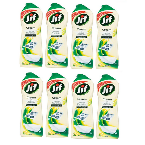 Jif Cream Cleanser Lemon 500ml [Bulk Buy 8 Units]