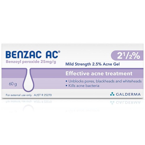 Benzac AC Acne Treatment Gel 2.5% 60g