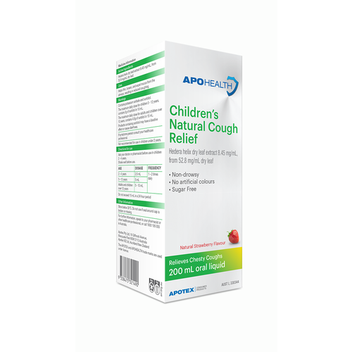 APOHealth Child Natural Cough Relief Bottle 200mL