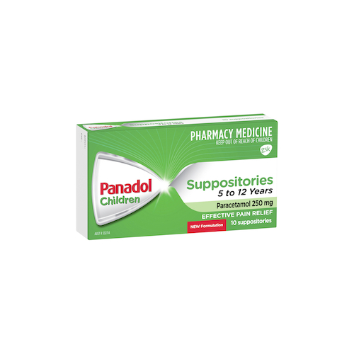 Panadol Suppository 250mg Blister 10 (S2)