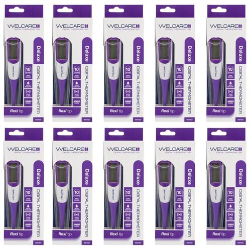 Welcare Deluxe Digital Thermometer [Bulk Buy 10 Units] (WDT505)