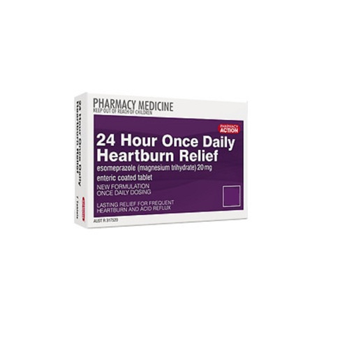 Pharmacy Action 24 Hour Heartburn Relief 14 Tablets (S2)