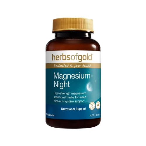 Herbs of Gold Magnesium Night 60 Tablets