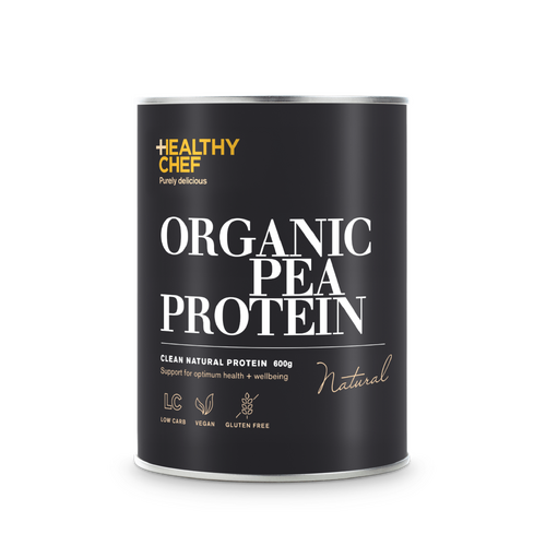 The Healthy Chef Organic Pea Protein Natural 600g