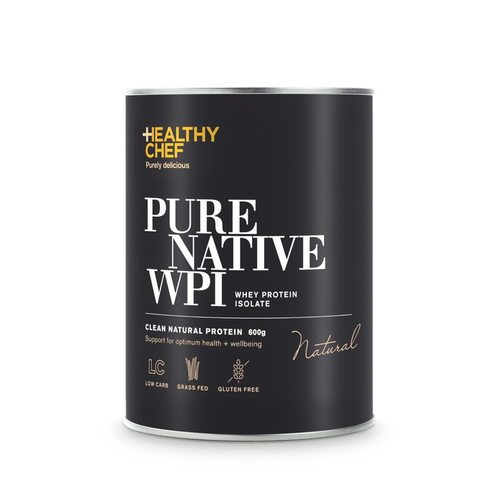 The Healthy Chef Pure Native WPI (Whey Protein Isolate) Natural 600g