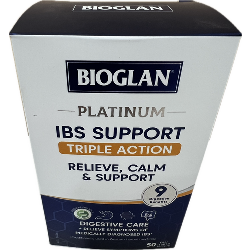 Bioglan Platinum IBS Support Triple Action 50 Tablets