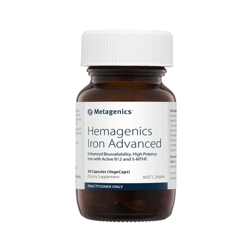 Metagenics Hemagenics Iron Advanced 30 Capsules