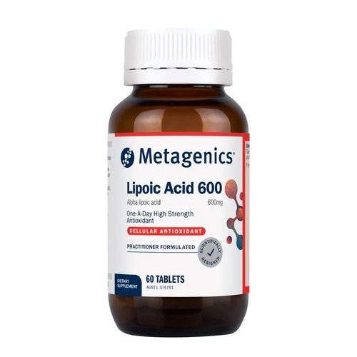 Metagenics Lipoic Acid 600 60 Tablets
