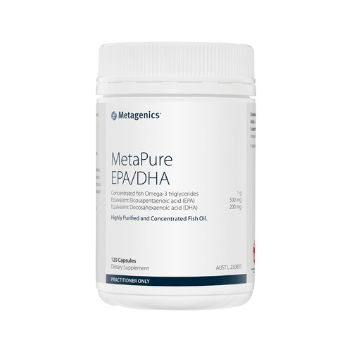 Metagenics MetaPure EPA/DHA 120 Capsules