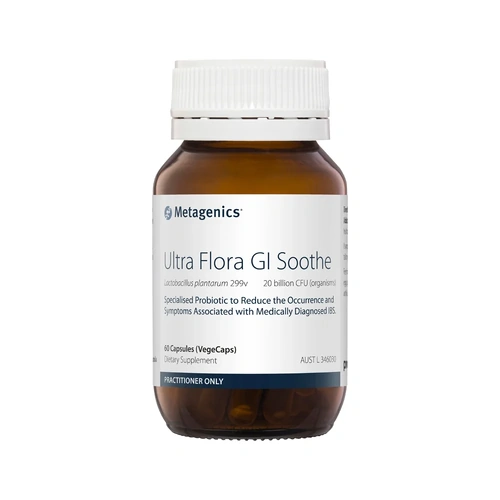Metagenics Ultra Flora GI Soothe 60 Veg Capsules