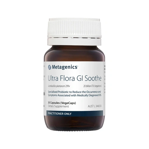 Metagenics Ultra Flora GI Soothe 30 Veg Capsules