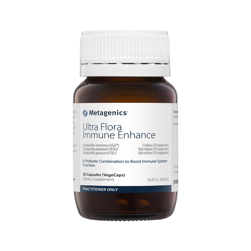 Metagenics Ultra Flora Immune Enhance 30 Veg Capsules