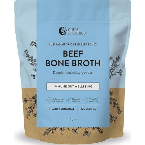 Nutra Organics Bone Broth Beef Hearty Original 1kg