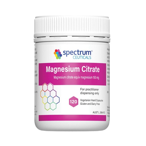 Spectrumceuticals Magnesium Citrate 120 Veg Capsules