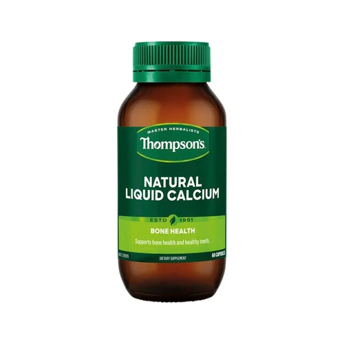 Thompson's Natural Liquid Calcium 60 Capsules