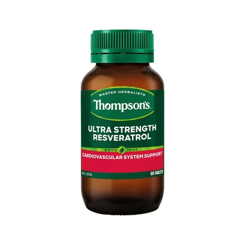 Thompson's Ultra Strength Resveratrol 60 Tablets