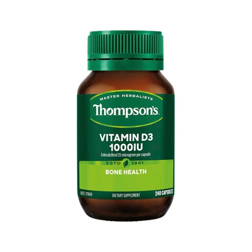 Thompson's Vitamin D3 1000IU 240 Capsules
